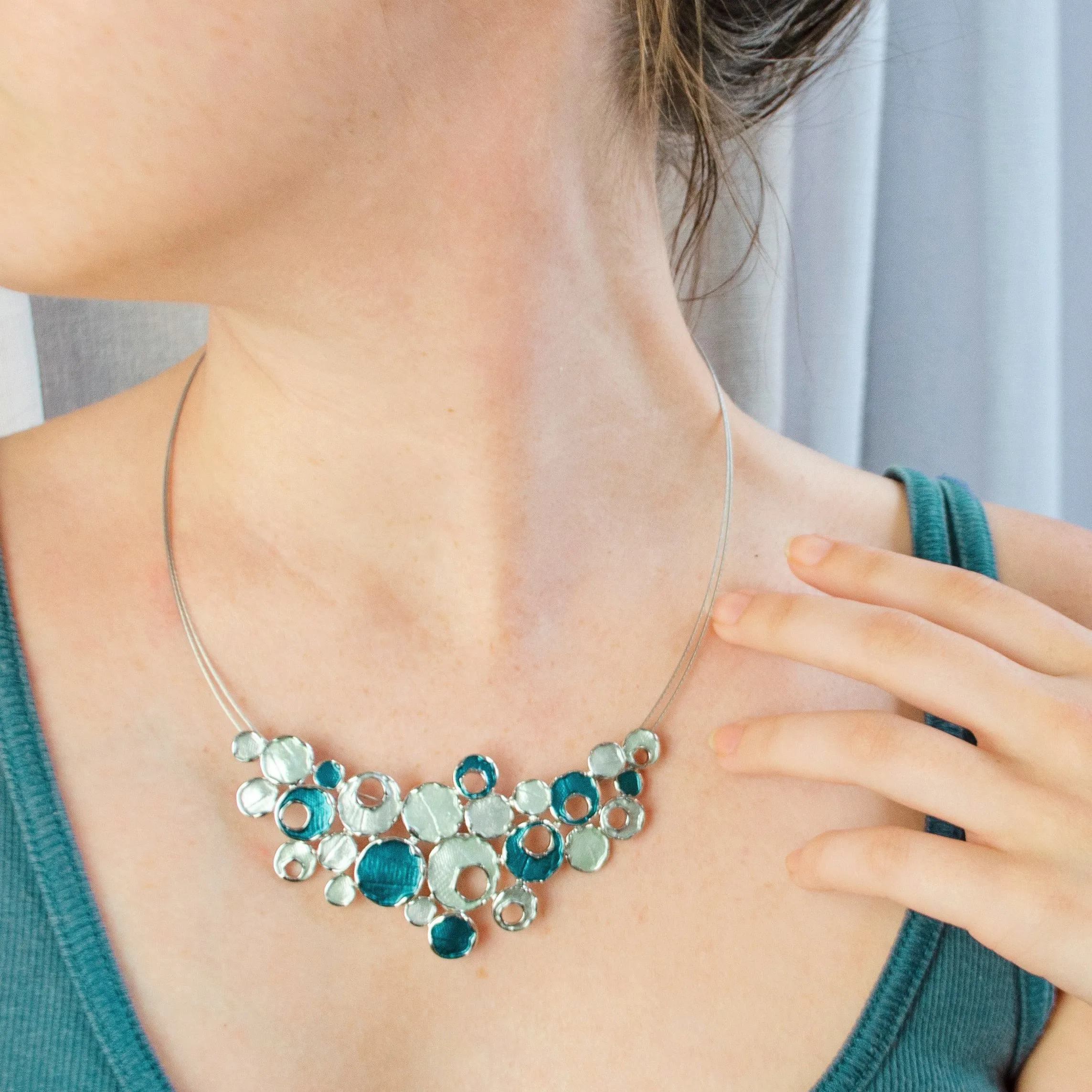 Boho Style Bubble Necklace