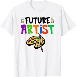 Future Artist, Colorful Painter Artist Kids T-Shirt