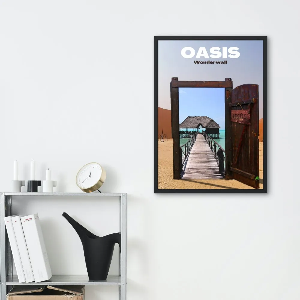 Oasis Poster INSTANT DOWNLOAD Art Print, Wonderwall, Alternative Rock, Music Wall Decor, Music Poster, 90S Decor, Rock Roll Poster, Album Cover Poster