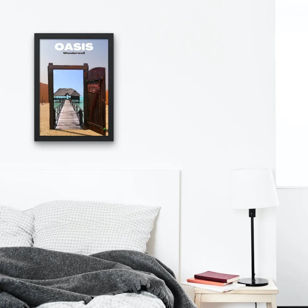 Oasis Poster INSTANT DOWNLOAD Art Print, Wonderwall, Alternative Rock, Music Wall Decor, Music Poster, 90S Decor, Rock Roll Poster, Album Cover Poster