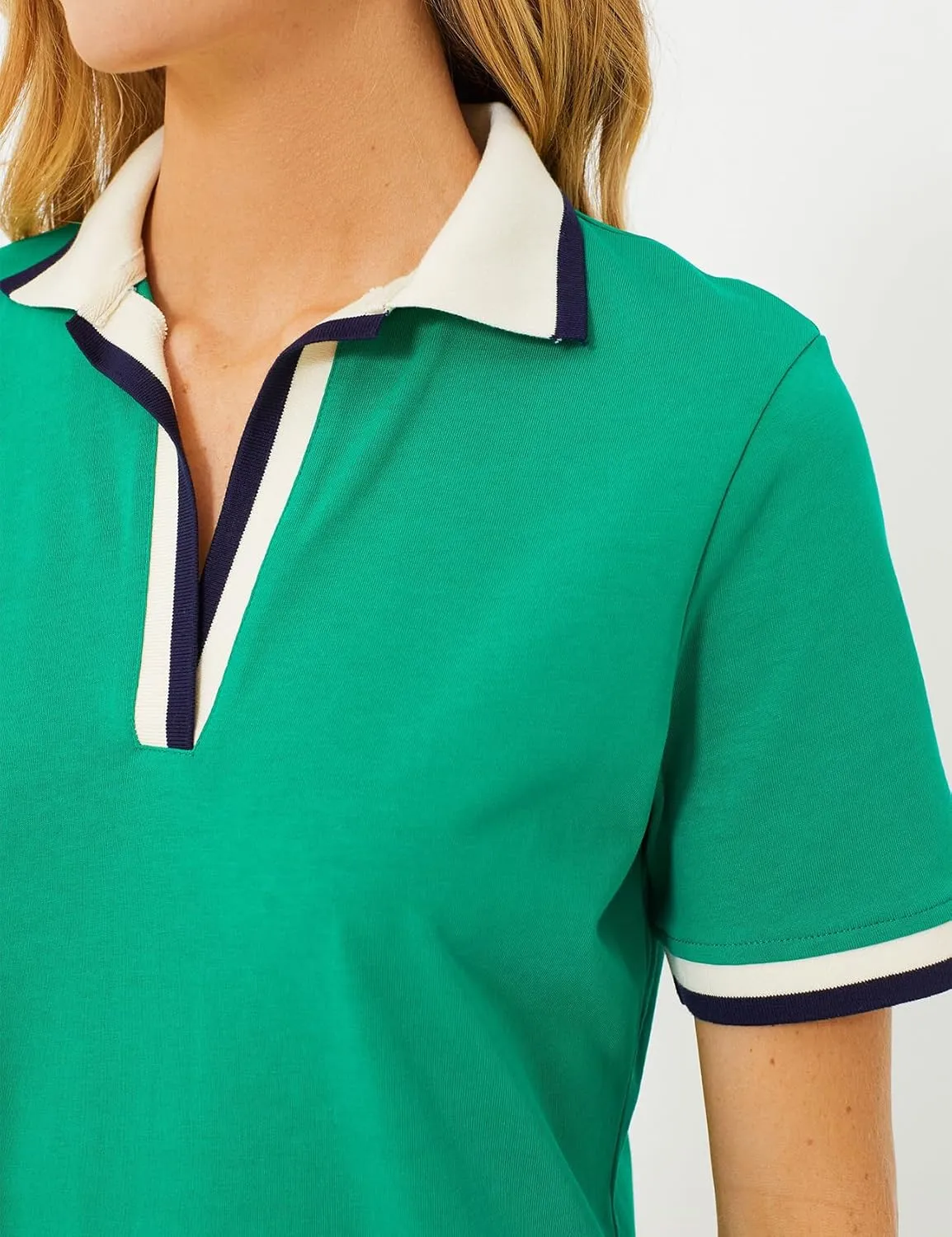 PEHMEA Women's Polo Dress Collared Short Sleeve V Neck Golf Tennis Casual Mini Summer Shirt Dresses with Pockets