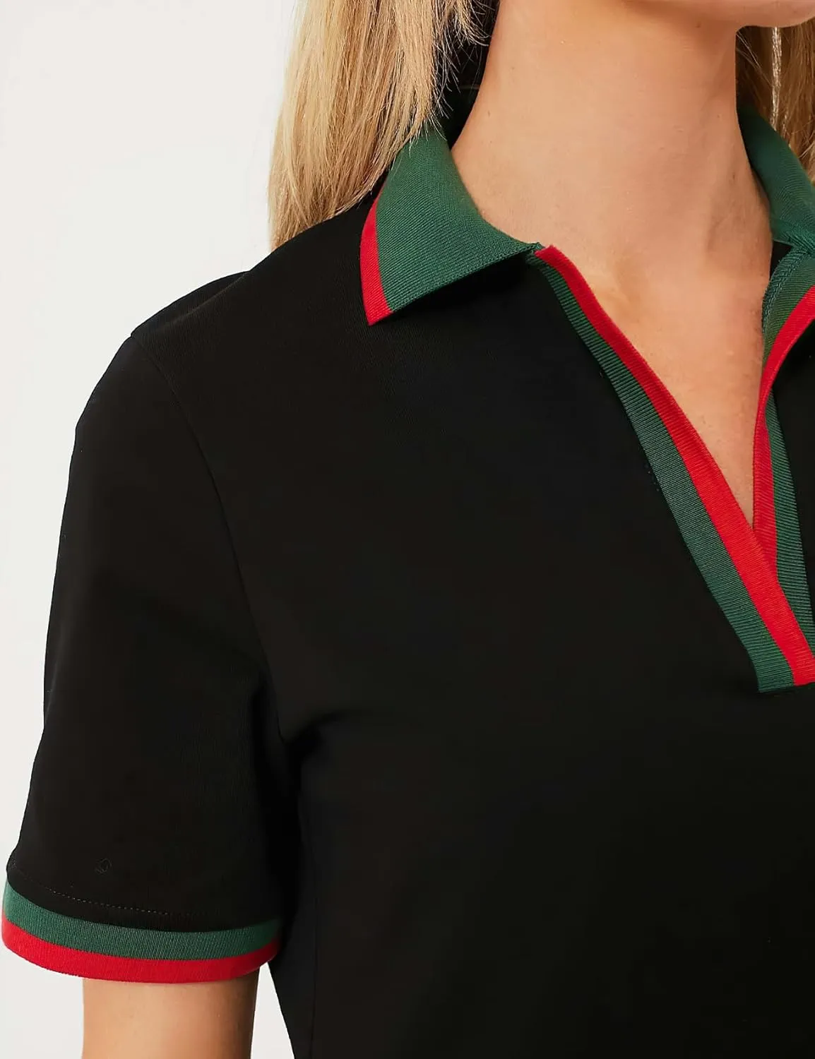 PEHMEA Women's Polo Dress Collared Short Sleeve V Neck Golf Tennis Casual Mini Summer Shirt Dresses with Pockets