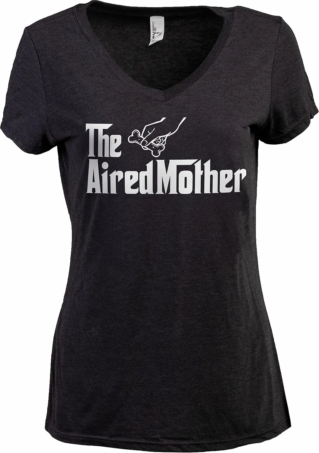 The Dogmother | Funny Cute Dog Mother Mom Owner Pet Doggo Pup Women V-Neck T-Shirt
