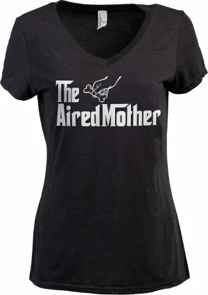 The Dogmother | Funny Cute Dog Mother Mom Owner Pet Doggo Pup Women V-Neck T-Shirt