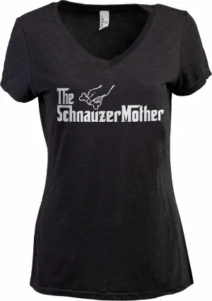 The Dogmother | Funny Cute Dog Mother Mom Owner Pet Doggo Pup Women V-Neck T-Shirt